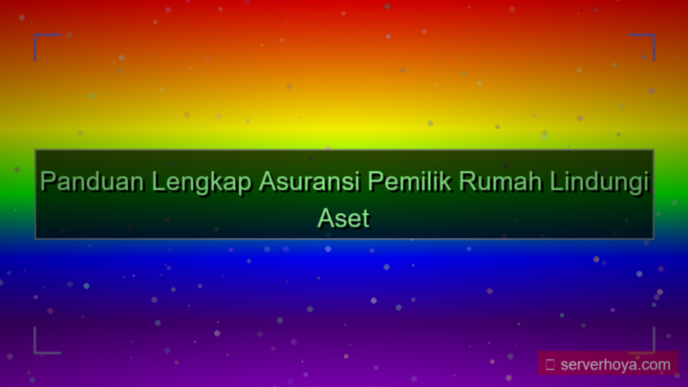 ilustrasi Asuransi pemilik rumah