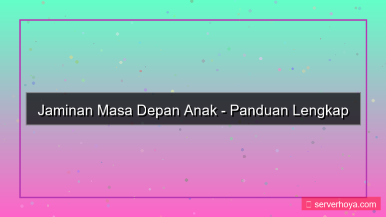 visual Asuransi pendidikan keluarga
