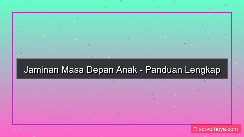 visual Asuransi pendidikan keluarga