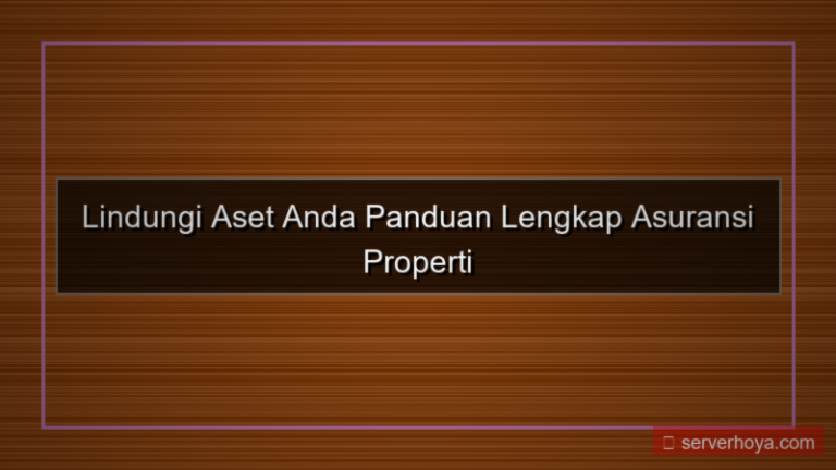 tampilan Asuransi properti asuransi