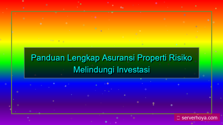 tampilan Asuransi properti risiko