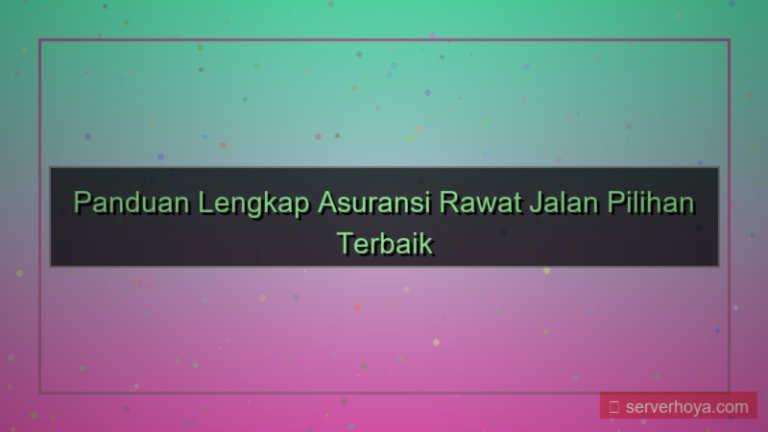 Asuransi rawat jalan