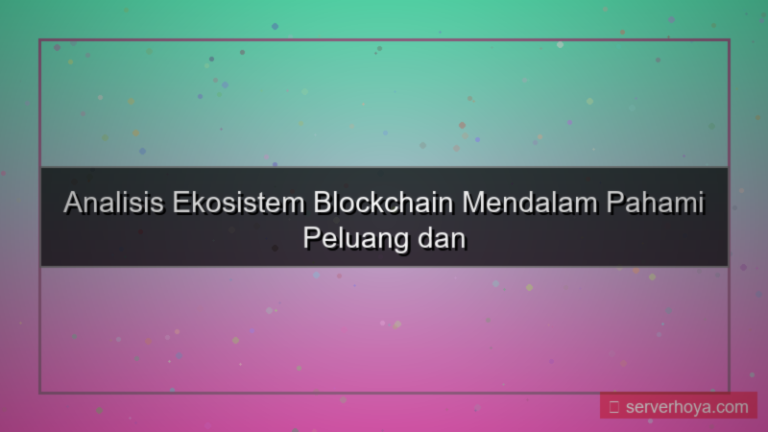 Blockchain ecosystem analysis