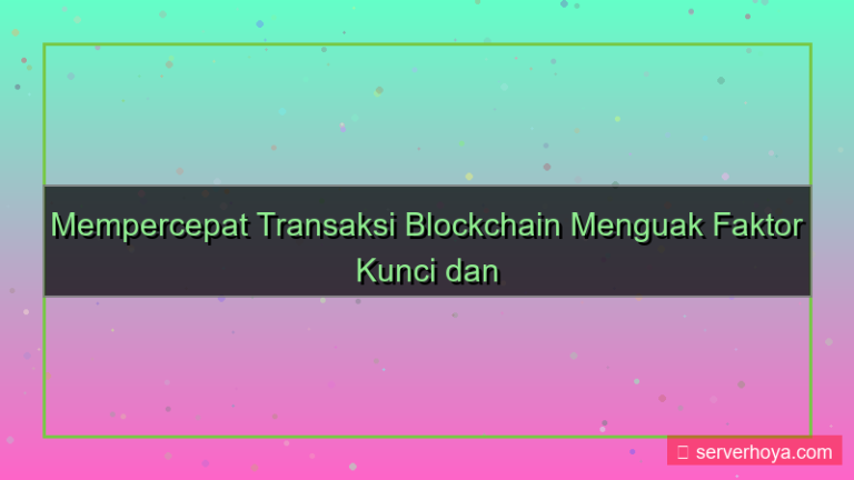 Blockchain transaction speed