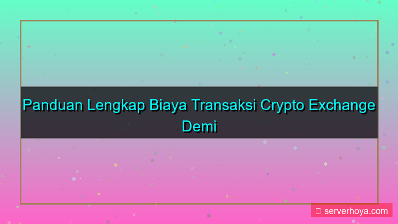 ilustrasi Crypto exchange fees