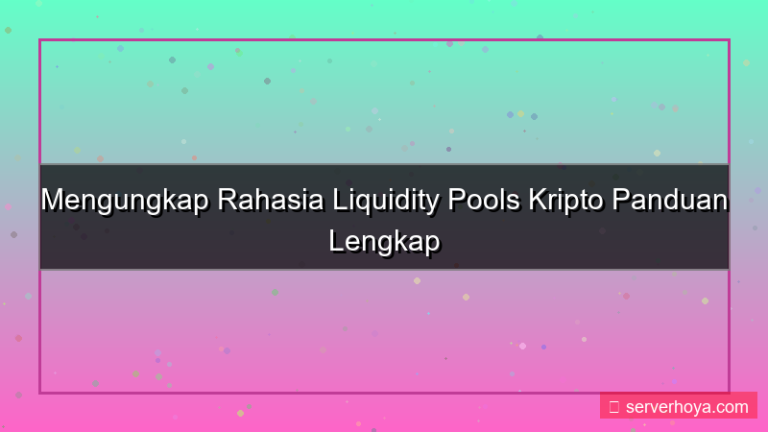 ilustrasi Crypto market liquidity pools