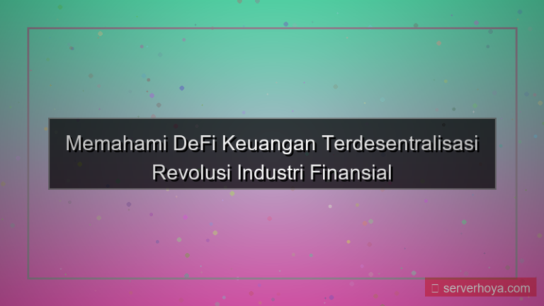 Decentralized finance overview