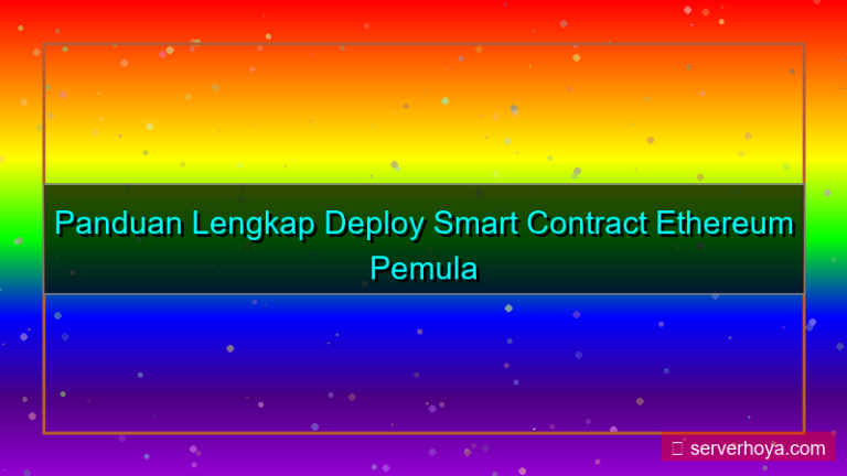 Ethereum contract deployment
