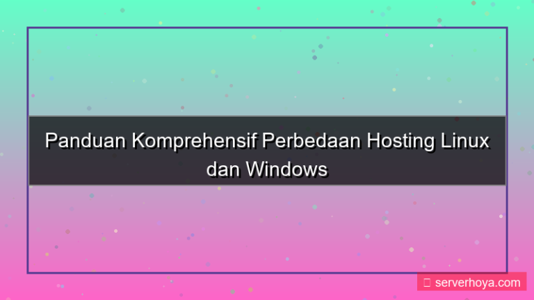konten Hosting berbasis Linux dan Windows