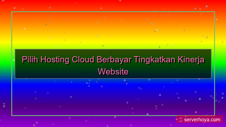 Hosting cloud berbayar