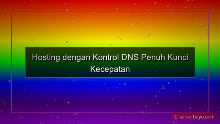 Hosting dengan kontrol DNS