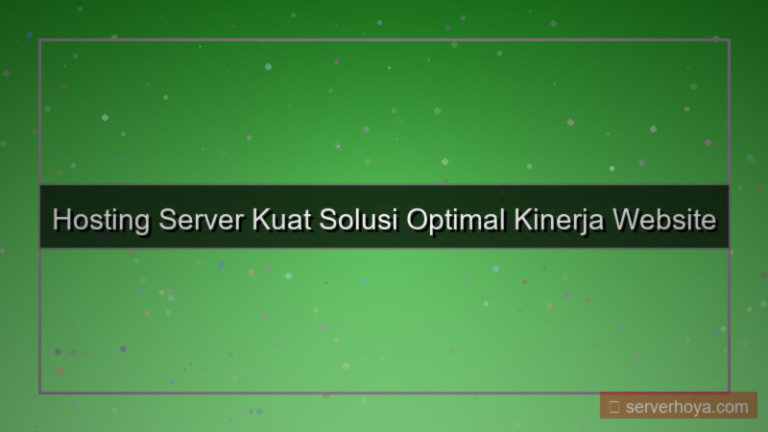 visual Hosting dengan server kuat