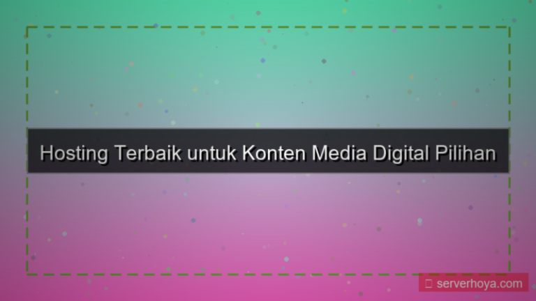 Hosting untuk konten media
