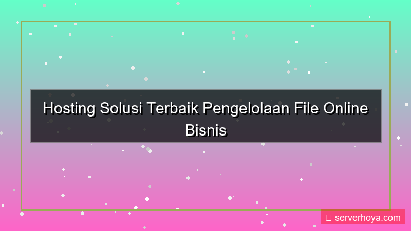 tampilan Hosting untuk pengelolaan file