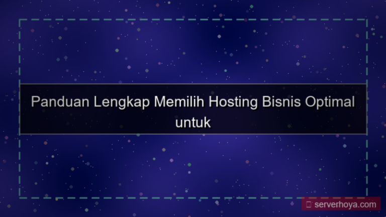 Hosting untuk pengguna bisnis