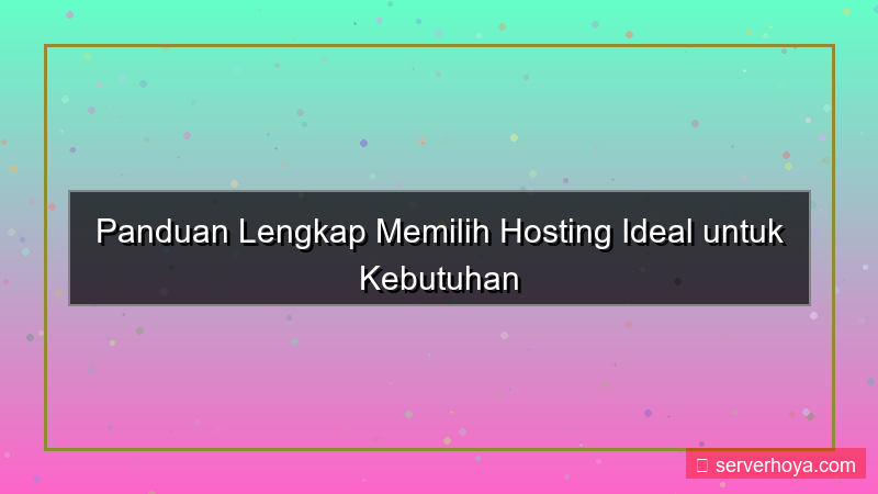 Hosting untuk website industri