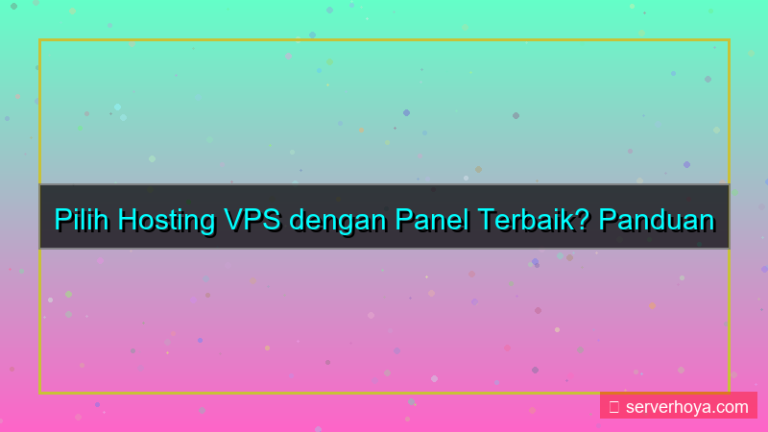 tampilan Hosting VPS dengan panel