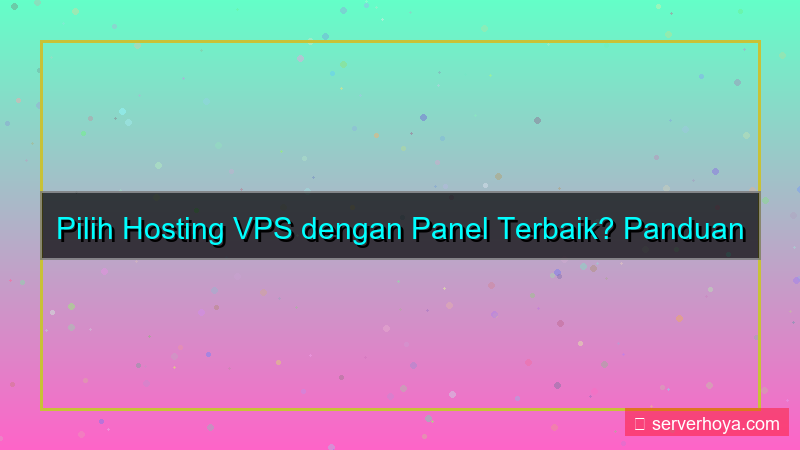 tampilan Hosting VPS dengan panel
