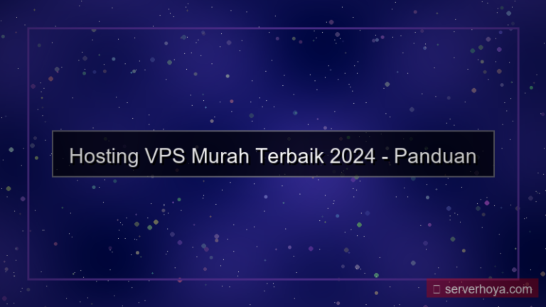 Hosting VPS murah terbaik