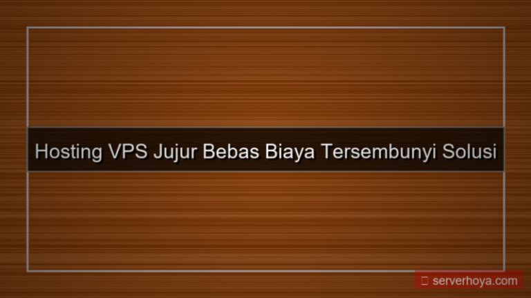 ilustrasi Hosting VPS tanpa biaya tersembunyi