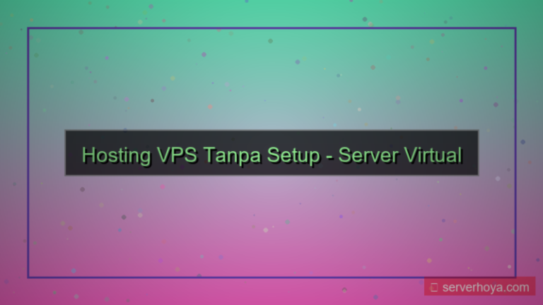 desain Hosting VPS tanpa setup
