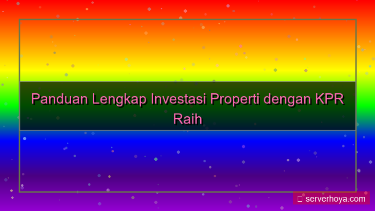 tampilan Investasi properti dengan KPR