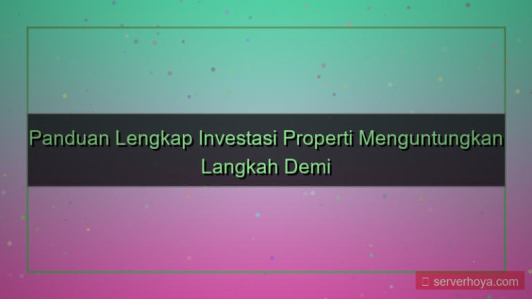ilustrasi Investasi properti menguntungkan