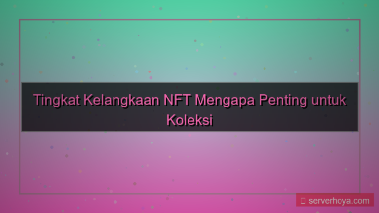 desain NFT rarity tiers