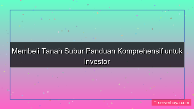 gambar Pembelian tanah subur