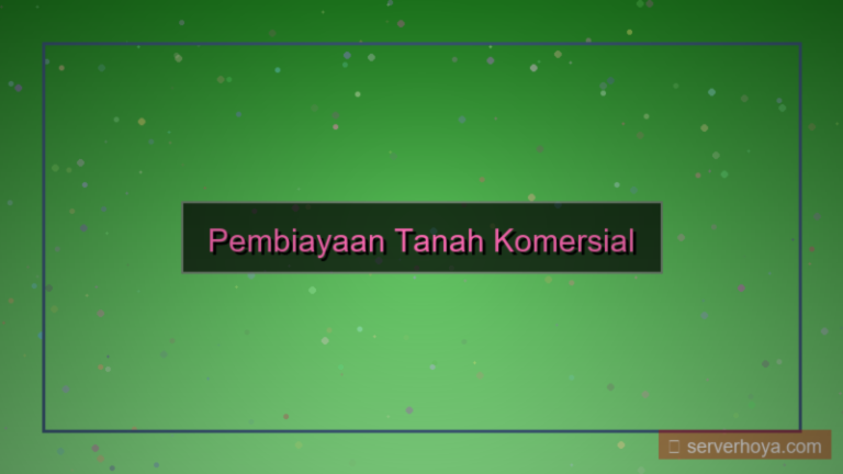 visual Pembiayaan tanah komersial