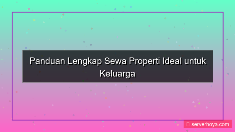 visual Penyewaan properti untuk keluarga