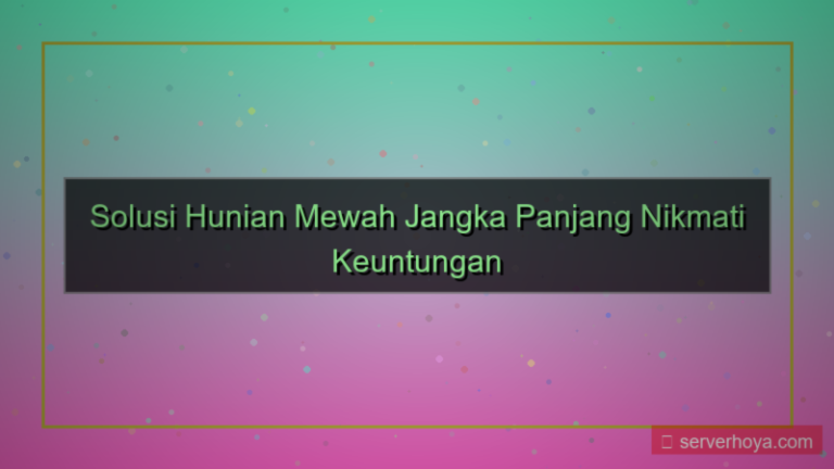 Penyewaan rumah mewah jangka panjang