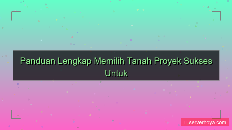 ilustrasi Tanah untuk proyek