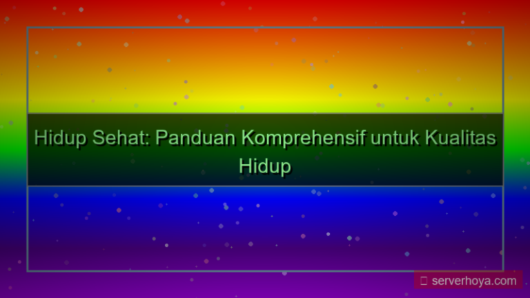 konten Tips hidup sehat