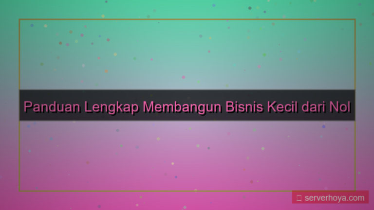 Tips memulai bisnis kecil