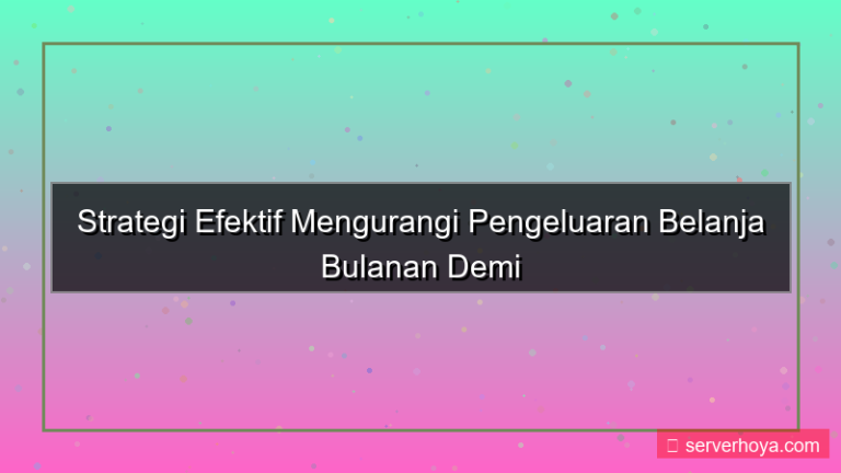 konten Tips mengurangi pengeluaran belanja