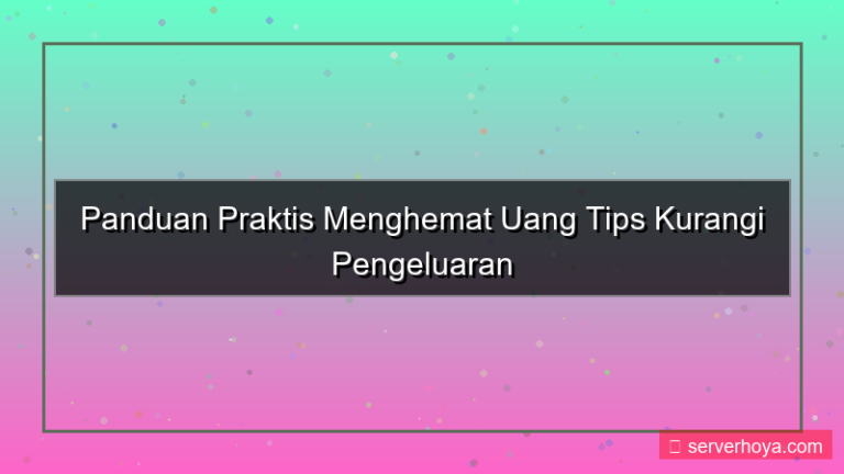 gambar Tips mengurangi pengeluaran seharihari