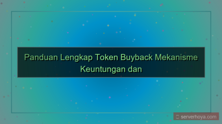 Token buybacks