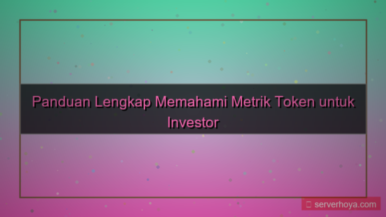gambar Token metrics analysis