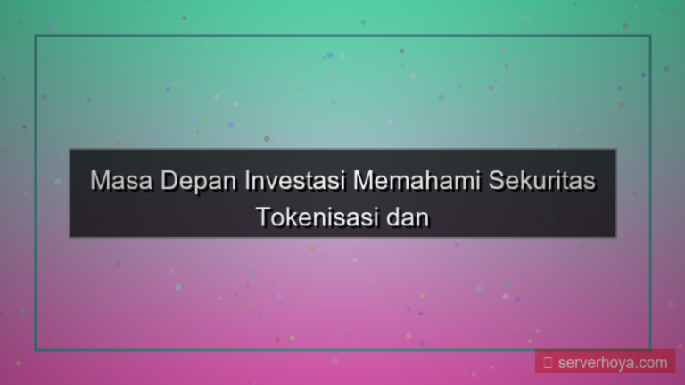 gambar Tokenized securities