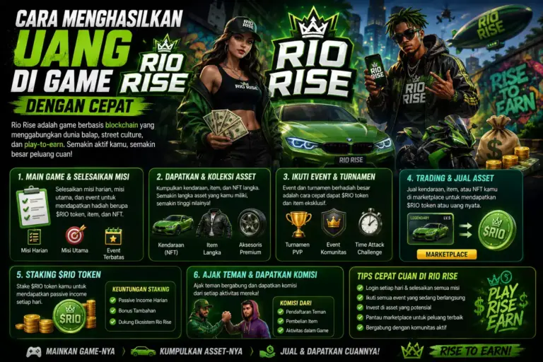 Cara Menghasilkan Uang di Game Rio Rise Dengan Cepat