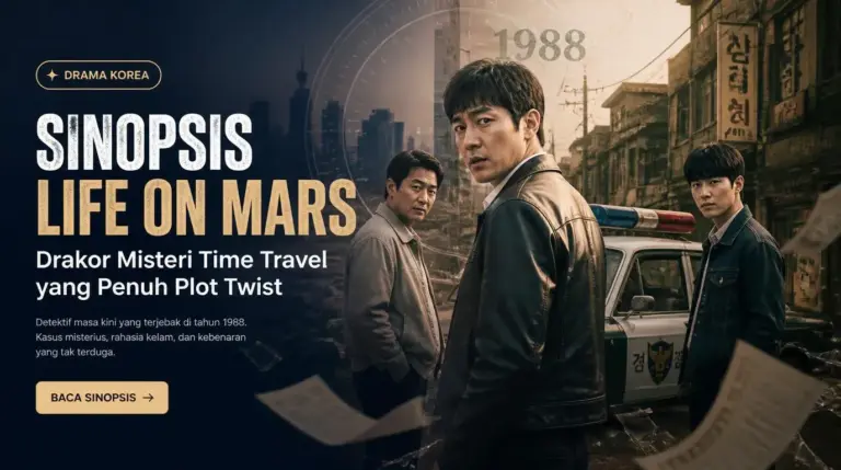 Sinopsis Life on Mars, Drakor Misteri Time Travel yang Penuh Plot Twist
