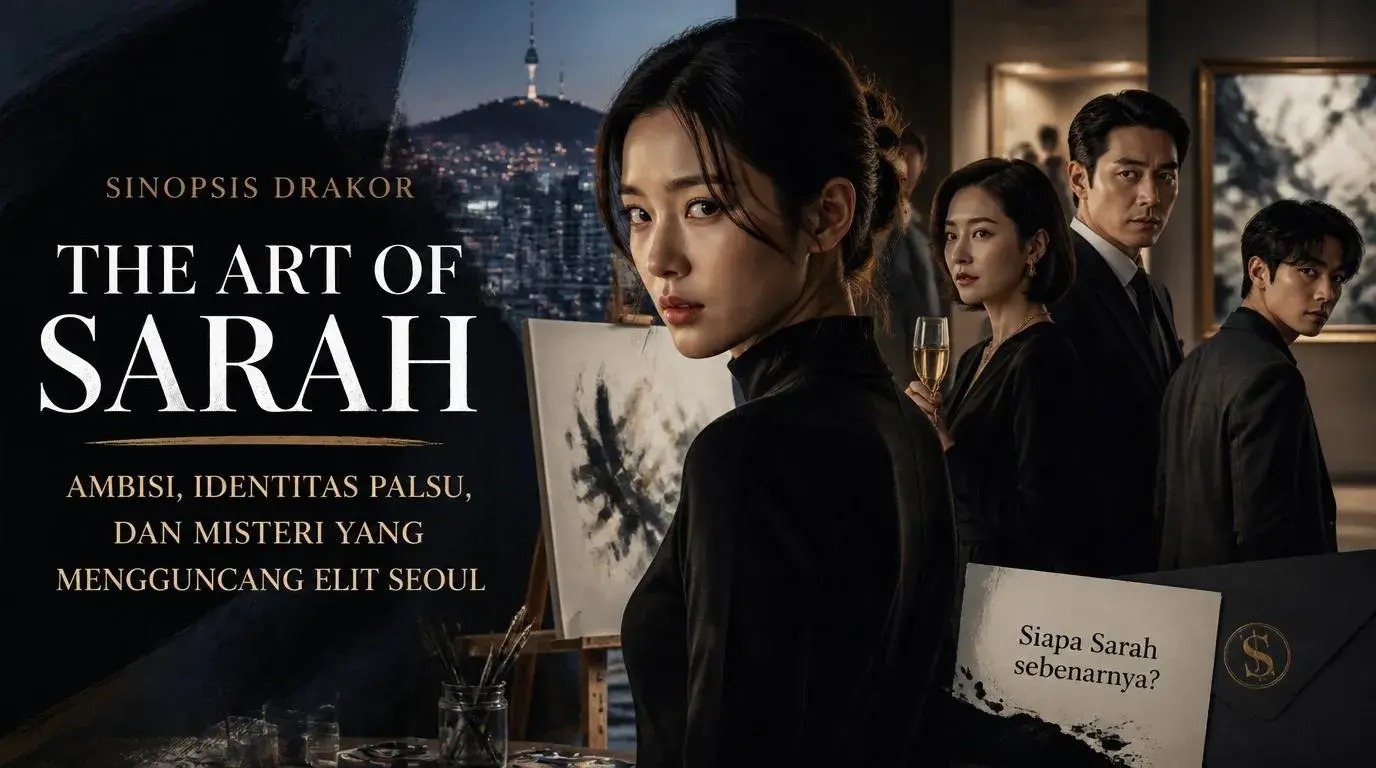 Sinopsis cerita Drakor The Art of Sarah Ambisi, Identitas Palsu, dan Misteri yang Mengguncang Elit Seoul