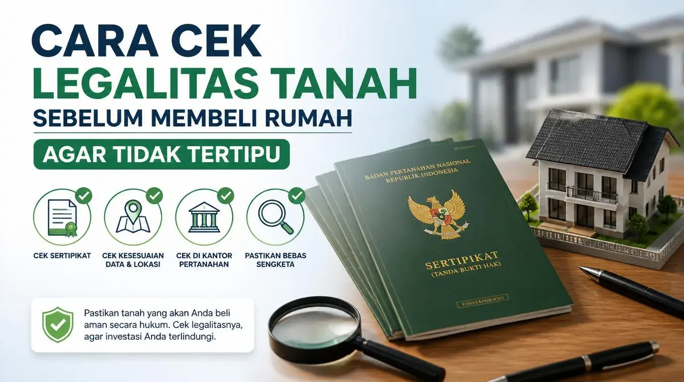 Cara Cek Legalitas Tanah Sebelum Membeli Rumah Agar Tidak Tertipu