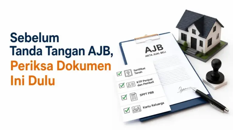 Sebelum Tanda Tangan AJB, Periksa Dokumen Ini Dulu