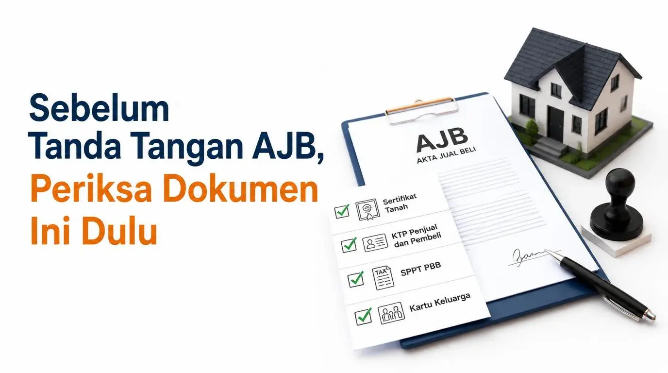 Sebelum Tanda Tangan AJB, Periksa Dokumen Ini Dulu