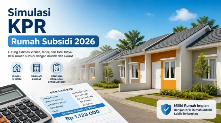 Simulasi KPR Rumah Subsidi 2026 Panduan Lengkap Cicilan Ringan