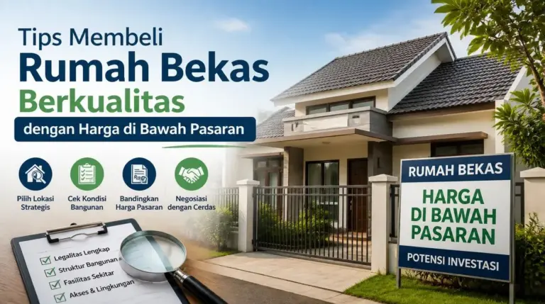 Tips Membeli Rumah Bekas Berkualitas dengan Harga di Bawah Pasaran