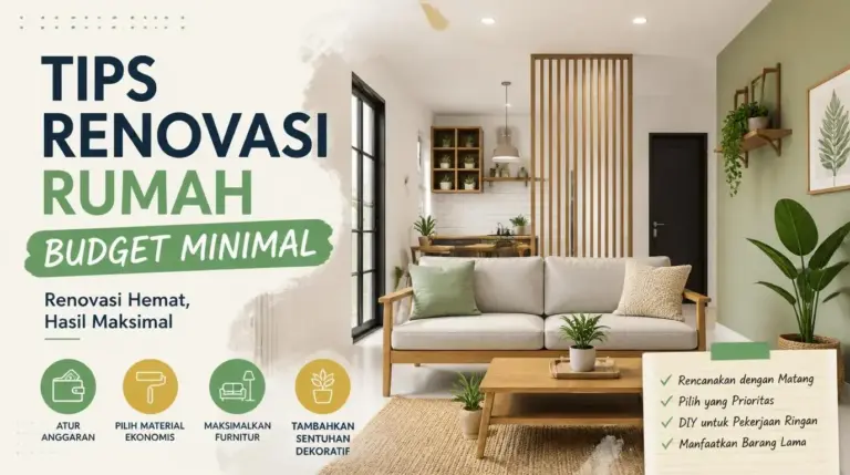 Tips Renovasi Rumah Budget Minimal Panduan Hemat Hasil Maksimal